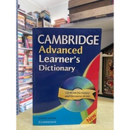 CAMBRIDGE ADVANCED LEARNERS DICTIONARY SECOND EDITION BOOK