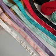 Soft clip-on elastic, many colors, size 1.3cm to 1.6cm (10 meter cord)