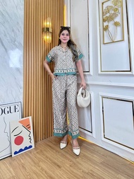 Amelia Oneset Crop Rayon Viral || Setelan Wanita Terlaris Kekinian Baju Setelan Wanita Modern