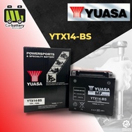 Yuasa YTX14BS Motorcycle Battery Bateri Motosikal