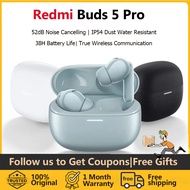 Redmi Buds 5 Pro Noise canceling wireless headphones Gaming Version Original Xiaomi Redmi Wireless earbuds