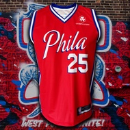 NBA Basketball Jersey Philadelphia 76ers BK0066 Statement /Simmons 25 Model Size S-5XL