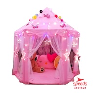 Tenda Istana Castle Princess Rumah Boneka Anak Cewe Cewek Perempuan Pink Camping Selambu