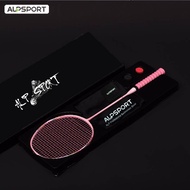 ALP BBQ2.0 Damping Ring 8U G5 Super Light Single Badminton Racket With Gift UtraLight 100 Full Carbo