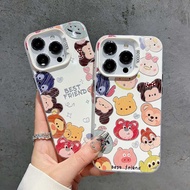 Cartoon Cute Disney Family case iPhone xs max xr 11 12 pro 13 14plus 15 pro max iPhone 7 8 se 13 pro max 12 13 mini casing