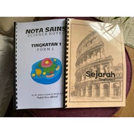 Combo Sains & Sejarah Tingkatan 1