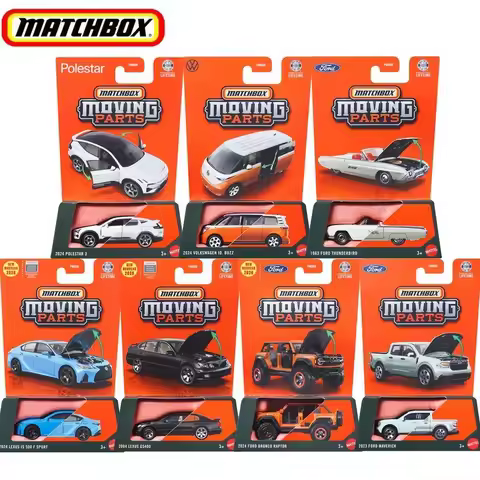Genuine Matchbox Car Moving Parts Boys Toys 1:64 Diecast Ford Lexus Volkswagen Thunderbird Polestar 