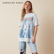 American Eagle Oversized Blink-182 Graphic T-Shirt เสื้อยืด ผู้หญิง กราฟฟิค โอเวอร์ไซส์ (EWTS 037-92