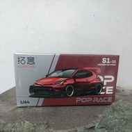Pop Race/XCarToys S1-01 Pandem GR Yaris - Free Protector