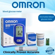 Omron Home kit Blood Glucose Monitor with 50 pcs Test Strips 50 pcs Needles Glucometer Blood Sugar M