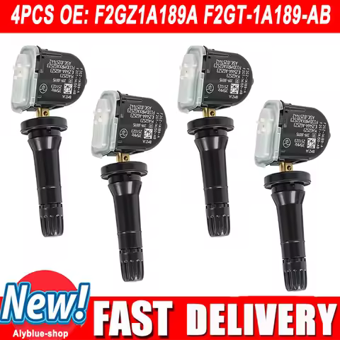 4PCS Pre-Programmed TPMS Tire Pressure Sensor F2GZ-1A189-A F2GZ1A189A TPMS for Ford F150 Edge Lincol