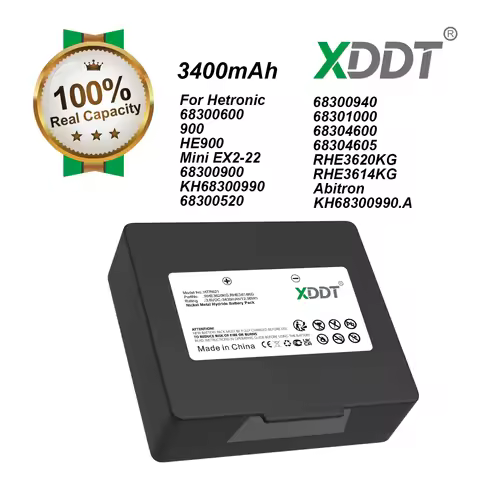 3400mAh Crane Remote Control Battery for Hetronic 68300900 KH68300990 68300600 900 HE900 68300940 68