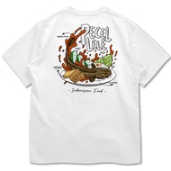 Kaos Indonesia Local Food Series SAMBEL PECEL LELE LALAPAN | Tshirt Culture Baju Distro Makanan Kuli