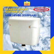 LOW LEVEL Plastic Cistern TECHPLAS II 9litres/ Tangki Tandas Duduk