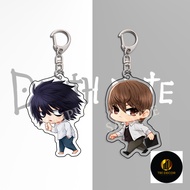Acrylic animation peripheral keychain pendant Death Note Death Note Yagami Yue creative Piece jewelr