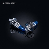 H1 Halogen Car Lights 5000K 100Watt Pair SET