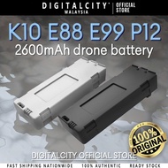 2024E88 Drone Battery Reachargeable Battery 2600mAh E88/P12/K10/E99 Pro Drone Battery 1pc/2pc/5pc Li