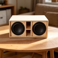 4 inch miniscoop double speaker box 8/ 9mm thick