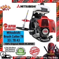 [ 100% Original ] MITSUBISHI [Made In Japan] Engine Brush Cutter (Tanagawa) Mesin Rumput TB33 , TB43