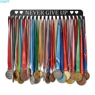 CRAFT Medal Display Rack, Large Capacity Sturdy Award Hanger Holder, Organizer Wall Mounted Iron 20 