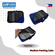PACCUBE ROYAL BLUE Medium Packing Cube | Travel Bag Organizer | Luggage Packing Cube