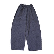 全新日本Danton方格鬆緊腰休閒褲Danton trousers Danton長褲