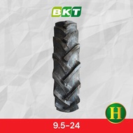 9.5-24 BKT TR-135 ผ้าใบ8ชั้น👍ราคา1เส้น✅ ยางใหม่ปลาย25🔺ใส่รถไถ