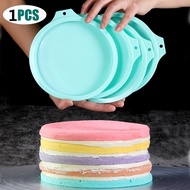 6/8 Inch Silicone Dustproof Round Cake Mold/ Layered Mousse Cake Mould Baking Tray/ Professional Non-stick Cake Pan/ Reusable Cake Tin/ DIY Dessert Pastry Mousse Baking Tools