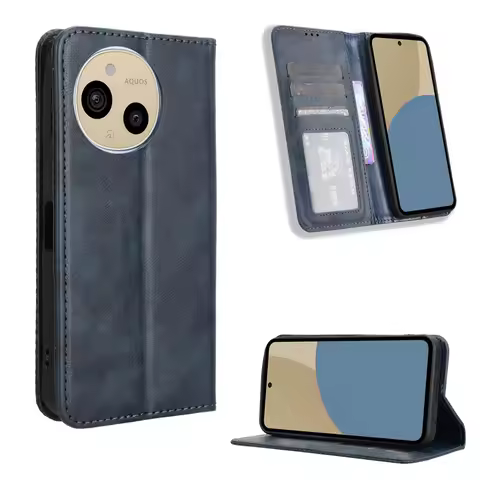 For Sharp Aquos Sense 10 Luxury Flip PU Leather Wallet Magnetic Adsorption Case For Sharp Aquos Sens