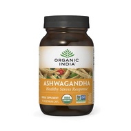 ORGANIC INDIA Ashwagandha Capsules - Organic Ashwagandha Supplement - Vegan Ashwagandha Root, Gluten