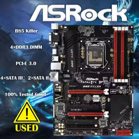 ASROCK B85 Killer LGA 1150 32bg USB 3.1 ATX Desktop motherboard