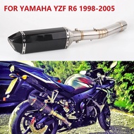 For YAMAHA YZF R6 YZF-R6 1998 1999 2000 2001 2002 2003 2004 2005 Motorcycle Exhaust Escape Modified 