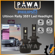 Pawa Philips Ultinon Rally 3551 LED H4 H7 H11 HB3 HB4 HIR2 50Watt 4500LM Car Headlight Headlamp 6500K White LED Bulb