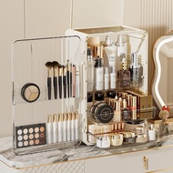 Makeup Organizer Large Capacity Dustproof Cosmetic Organiser Convenient Integrated Home Skincare Org