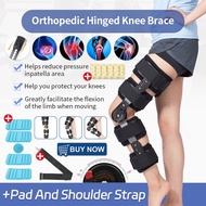Hinged Knee Brace Support Medical Grade Adjustable Stabilizer Immobilizer For ACL MCL PCL Injury Pos
