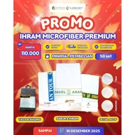 Adult Microfiber Men's Ihram Cloth | Screen-printed Ihram Cloth for Men | Travel Name & Logo Brandin