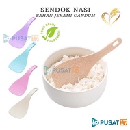 Centong Nasi Anti Lengket Serbaguna / Sendok Dapur Tahan Panas Wheat Straw Food Grade / Spatula Alat
