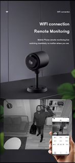 C22 Joviren 3 合 1 USB 可充電壁掛式桌面手持幫助 1080p 無線 IP 隱藏式攝影機夜視運動偵測  ggmckp C22 Joviren 3 in 1 USB Rechargea