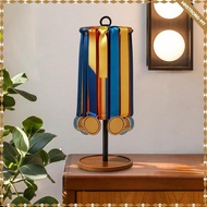 [WhstrongMY] Medal Hanger Award Holder 360 Rotating Desktop Metal Storage Rack Display