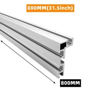 รั้วโปรไฟล์อลูมิเนียมและตัวเชื่อมต่อขายึดเลื่อน T-Slot สำหรับงานไม้เกจวัดตุ้มปี่โต๊ะเราเตอร์/ เลื่อย