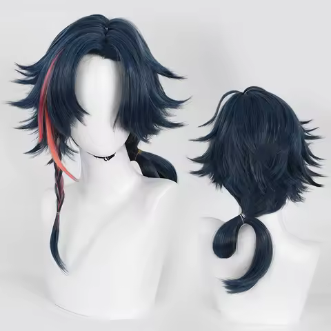 Newcomer Virtual Anchor Kaisei Cosplay Wig Nijisanji Reverse Cosplay Wig Kaisei Style Synthetic Hair