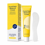 FacialHairRemovalCreamwithAppliorforWomen,GentleFaceforUpperLip,ChinandCheeks,Easy-to-UseDailyCareKi
