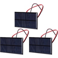 Small Solar Panels, 3 Pcs 6V 1W Polysilicon Solar Cell Charger Module Mini Solar Panels Solar Panel 