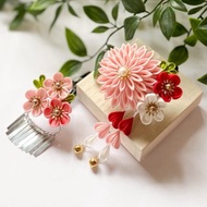 Tsumamizaiku 3 歲兒童 櫻花色 Kanzashi浴衣畢業典禮 畢業典禮 入學典禮和服