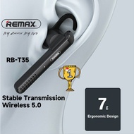 Remax RB-T35 Bluetooth Headset Wireless Earphone Hoco E60 Business Single Aside Super long battery life in ear Earphone