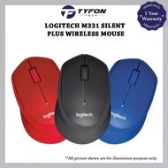 Logitech M331 Silent Plus Wireless Mouse (Black)