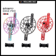 【Rolling 365】Litepro EdgePro HollowTech Bicycle Crankset With Chain Ring With Bottom Bracket 50/52/54/56/58