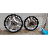 MbX rim hadapan 18 /1.85 belakang 16/1.85