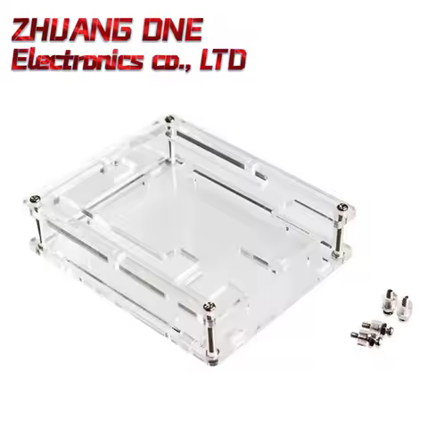 For Uno R3 Case Acrylic Transparent Acrylic Box Clear Cover Compatible for arduino UNO R3 Case