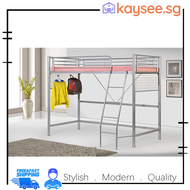 kaysee| Ready Stock|Kerttu Metal Single Workstation Loft Bed Frame